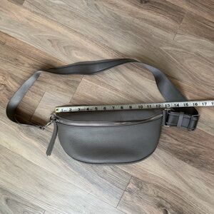 Quince Italian Pebbled Leather Sling Bag